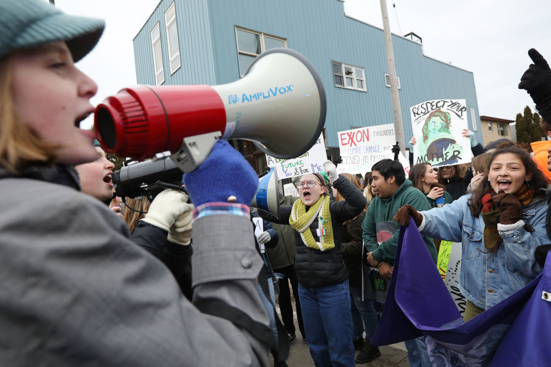 Students march for action on climate change